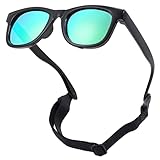 COASION Baby Kinder Polarisierte Sonnenbrille UV400 Schutz Silikon Rahmen mit Sonnenbrille...