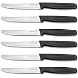 Double.S Steakmesser 6 Stück, Frühstücksmesser Edelstahl Swiss Classic Tomatenmesser...