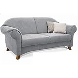 Cavadore 3-Sitzer Sofa Maifayr mit Federkern / Kleine Couch im Landhausstil mit...