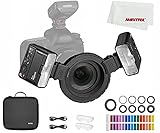 Godox MF12 MF12-K2 12W Makro-Blitz,2,4G Wireless Control,TTL/M-Modus,Eingebauter...