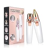 URAQT Gesichtshaarentferner für frauen, 2 in 1 USB Elektrischer Augenbrauen Rasier,...