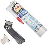 Pattex Silikon Dusche & Bad, transparent, Premium-Silikon für alle Anwendungen...