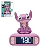 Lexibook, Disney Stitch, Angel Nachtlicht-Wecker, Töne und Melodien,...