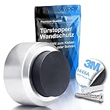 AVOQY Premium Türstopper Wand Edelstahl - GRATIS-Zubehör Kleben oder...