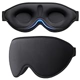 Gritin Schlafmaske für Seitenschläfer, 3D Augenhöhlen Schlafbrille mit...