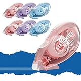 STATIONERY ISLAND 6 Stück Kleberoller, Fotokleber Klebemaus 6mx8mm,...