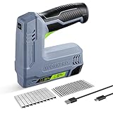 WORKPRO Kabelloser Hefter, 3,6 V, 2000 mAh, mit 2000 Heftklammern, 2-in-1...