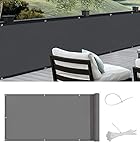 COOL AREA Balkon Sichtschutz Balkonumspannungen PES Wasserdicht wetterfester mit...