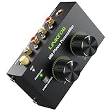 LiNKFOR Phono-Vorverstärker Phonograph-Vorverstärker Ultra-Kompakter Vorverstärker mit...