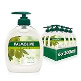 Palmolive Seife Naturals Milch und Olive 6 x 300 ml - Flüssigseife für alle...