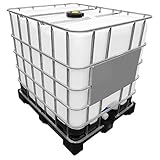 REKUBIK 1000l IBC Wassertank auf PE-Palette (Gebraucht/Gespült)