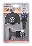 Bosch Professional 3tlg. Starlock Tauchsägeblatt und Segmentsägeblatt Set (Holz und...