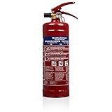 Smartwares 10.014.68 Pulverlöscher – 2 kg – für ABC Brände – mit Halterung und...