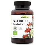 dreikraut Bio-Hagebutten-Kapseln | 160 Stück | ohne Zusätze | Gelenkkapseln | 500mg |...