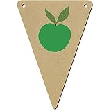 5 x 140mm 'Apfel' Wimpelkette/Girlande (BN00077990)