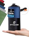 STYNGARD Hüttenschlafsack Seide 100% [200g] - Seidenschlafsack Ultraleicht...