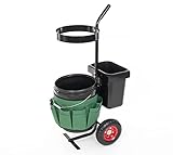WESTMANN Hand- & Gartenwagen | 40x56x104 cm Grün | Werkzeugtrolley Set | Transportwagen...