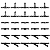 BETESSIN 30Pcs Universal Scheibenwaschanlage Verbinder 4mm Wischwasserschlauch...