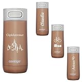 Contigo Thermobecher Luxe Autoseal mit Gravur - Namen Edelstahl Isolierbecher,...