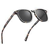 CARFIA Vintage Polarisierte Sonnenbrille für Herren UV-Schutz Fahrerbrillen mit...