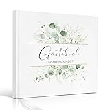 Marveligths Gästebuch Hochzeit, Gästebuch Hochzeit mit Fragen zum Ausfüllen,...