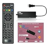 Digitaler Terrestrischer Decoder 2024, DVB-T2 HDMI Stick, Digitaler Terrestrischer Decoder...