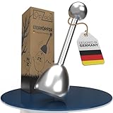 OpZack - 1x Premium Eierköpfer aus hochwertigem Edelstahl, Eierschneider/Eieröffner -...