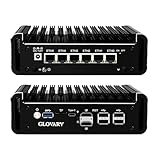 Glovary Firewall Mini PC Quad Core N100, DDR5 8GB RAM 128GB NVMe SSD, 6 x 2.5GbE i226V LAN...
