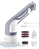 LABIGO Elektrischer Reinigungsbürste, Spin Scrubber, kabelloser...