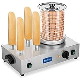 Royal Catering Hot Dog Maschine Gastro Hot-Dog Maker Professionell RCHW 2300...