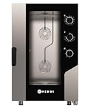 HENDI Kombidämpfer, Control, für 11x GN1/1 Bleche, mit 2 reversiblen Lüfter,...