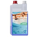 KaiserRein Whirlpool Desinfektionsmittel 1L ohne Chlor - Zuverlässige Wasserpflege und...