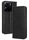 RankOne Flip-Lederhülle handyhülle für Redmi Note 14 (4G Version) (Dimension Size...