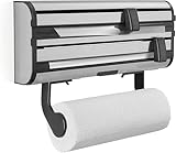 Leifheit Wandrollenhalter Parat Royal 2.0 für 3 Rollen, Küchenrollenhalter...