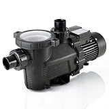 Arebos Schwimmbadpumpe 800W | Filterpumpe mit Vorfilter & 19000 l/h | Poolpumpe für...