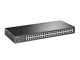 TP-Link TL-SF1048 Rackmount Fast Ethernet Netzwek Switch (48x 10/100Mbit/s Ports,...