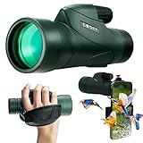 Gosky Monokulares Teleskop, Piper 12 x 55 Hochauflösendes Monokular für Erwachsene mit...