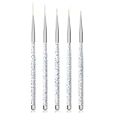 Sularpek Nagel Pinsel Dünn, 5 Stück Nagel Art Liner Pinsel, Professional...