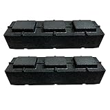 Aufständerung Set 2 Stück für Bodenkonsole 2x600 mm | Erhöhung für Wärmepumpen |...