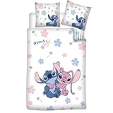 Bettwäsche Stitch & Angel 100 % Polycotton, Bettbezug 135 x 200 cm +...