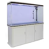 MonsterShop 300 Liter Heimaquarium Aquarium mit Unterschrank Aquariumkobination...