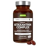Astaxanthin Komplex, vegane & natürliche Antioxidantien, mit 4mg Astaxanthin...