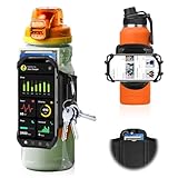 Gym Wasserflasche Zubehör, Mobiler Wasserflaschengurt, Gym Wasserflaschenhalter, 360°...