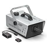 Schneemaschine 1000W, Schaummaschine mit Fernbedienung und kabelgebundener Steuerung, 1L...