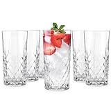 Glasmark Krosno Wassergläser Gläser Trinkgläser Set Longdrink Cocktail Gin...