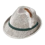 W WIDMANN MILANO Party Fashion 11761 - Bayerischer Fedora Hut mit Feder für Kinder,...