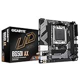 GIGABYTE B650I AX Mainboard - AMD Ryzen 9000er-Serie, 5+2+1 Phasen VRM, bis zu 6400 MHz...