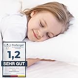 Kinderkopfkissen Kissen 40x60 - Ergonomisches Kissen Kinder für weiche Träume...