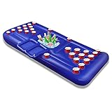 Qdreclod Bier Pong Pool Spiele Aufblasbare Schwimmende BierPong Tisch für Sommerparty...