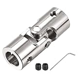 sourcing map Drehbare Kreuzgelenk Wellenkupplung 12mm bis 12 mm Innendurchm. L52...